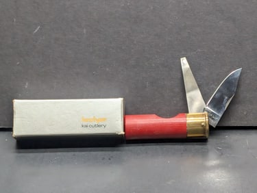 Kershaw 12 Ga Shotgun Shell knife Made in USA - Early Production New In Original Box-