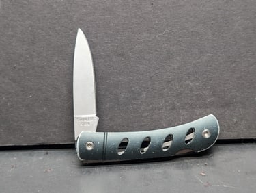 Winchester Single Blade folding pocket knife, Winchester Etched on Blade, used condition well loved