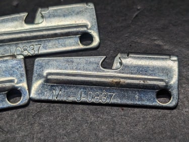 Military Ration Can Openers from 1960's