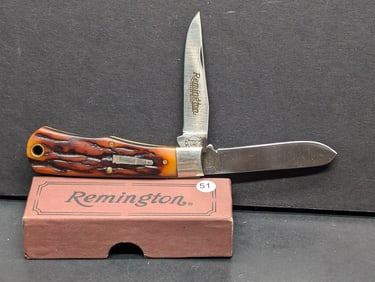 Remington 1991 Mini Trapper Bullet Knife #R1178 w/ Original Box