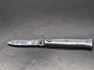 INOX 1960's Vintage " Mechanically Assisted" Knife made in Italy Excellent used condition
