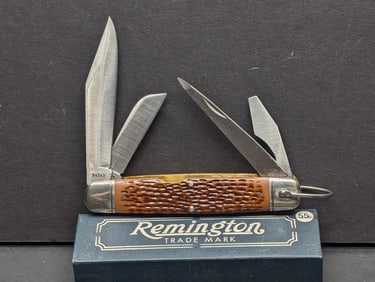 1994 Remington UMC Camp Bullet Knife, Model RM-4243, 4 Blades, Collectors Edition Made in USA
