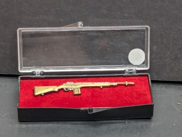 Rifle Tie Clip NIB Vintage