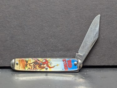 Red Ryder Single Blade Pocket Knife Made in USA c1990 in excellent condition