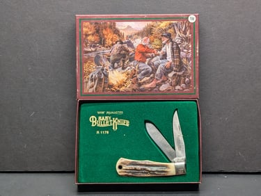1994 Remington UMC R1176 Baby Bullet Commemorative Collector's Edition, 2 Blades, USA beautiful stag