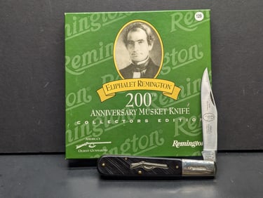 1993 Eliphalet Remington 200th Anniversary Musket Knife Musket #1 NIB w/paperwork Made in USA