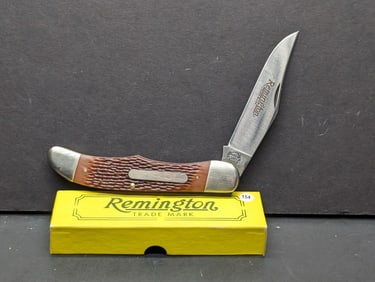 1990 Remington UMC R870 "Shotgun" 11-87 Auto 870 Pump, Commemorative Knife Made In U.S.A. NIB