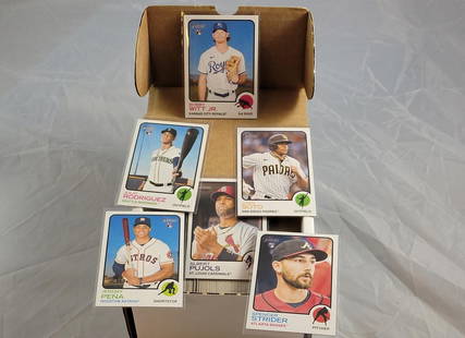 2022 Topps Heritage High Numbers Base 501-700: Includes Julio Rodriguez RC, Bobby Witt JR. RC, Jeremy Pena RC Set Appears Complete. Not Verified.