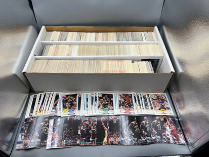 Box of Assorted Mostly 1990s Basketball Cards W/ Some Stars: Box of Assorted Mostly 1990s Basketball Cards W/ Some Stars