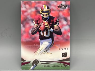 2012 Topps Prime Robert Griffin III RC Auto #117/260