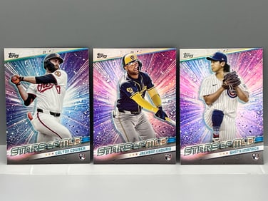 2024 Topps Stars Of MLB Colton Cowser RC, Jackson Chourio RC, & Shota Imanaga RC