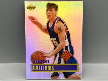 1999 Collector's Edge Jason Williams Game Used Basketball Relic #6G5