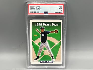1993 Topps Derek Jeter RC #98 PSA NM 7