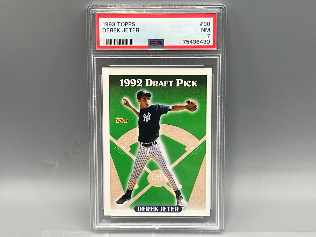 1993 Topps Derek Jeter RC #98 PSA NM 7 (1 of 2)