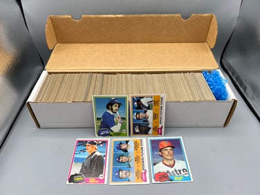 1981 Topps Baseball Complete Set W/ Harold Baines RC, Tim Raines RC, Kirk Gibson RC, & Fernando