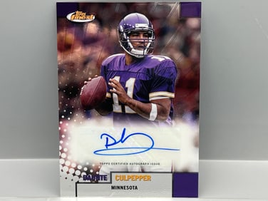 2024 Topps Finest Daunte Culpepper Auto #FBA-DC