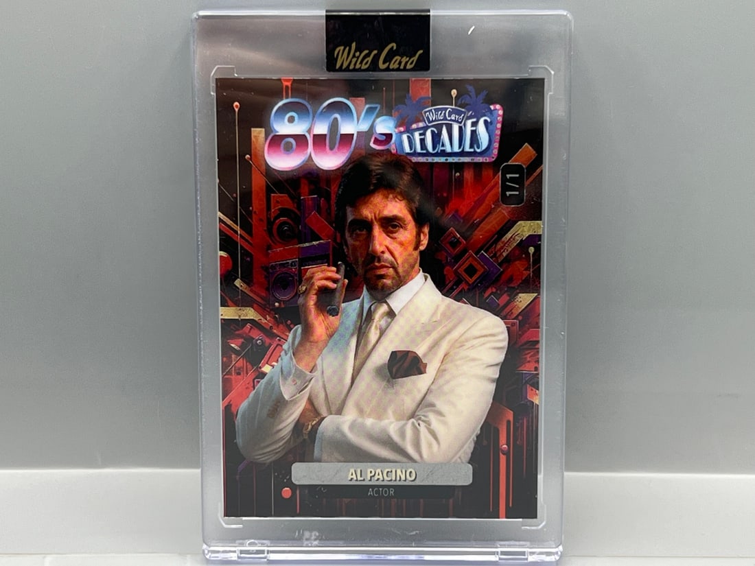 2024 Wild Card Decades Al Pacino 80s - #1/1 - Scarface: 2024 Wild Card Decades Al Pacino 80s - #1/1 - Scarface
