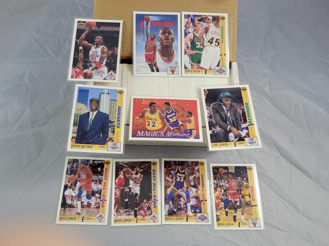 1991-92 Upper Deck Basketball Set - Includes Johnson and Mutombo Rookies. Jordan, Bird, Johnson. Set (1 of 1)
