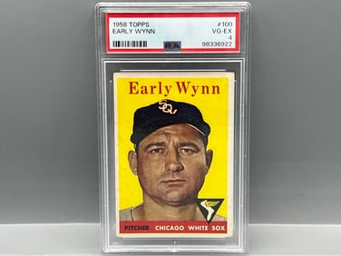 1958 Topps Early Wynn #100 PSA VG-EX 4
