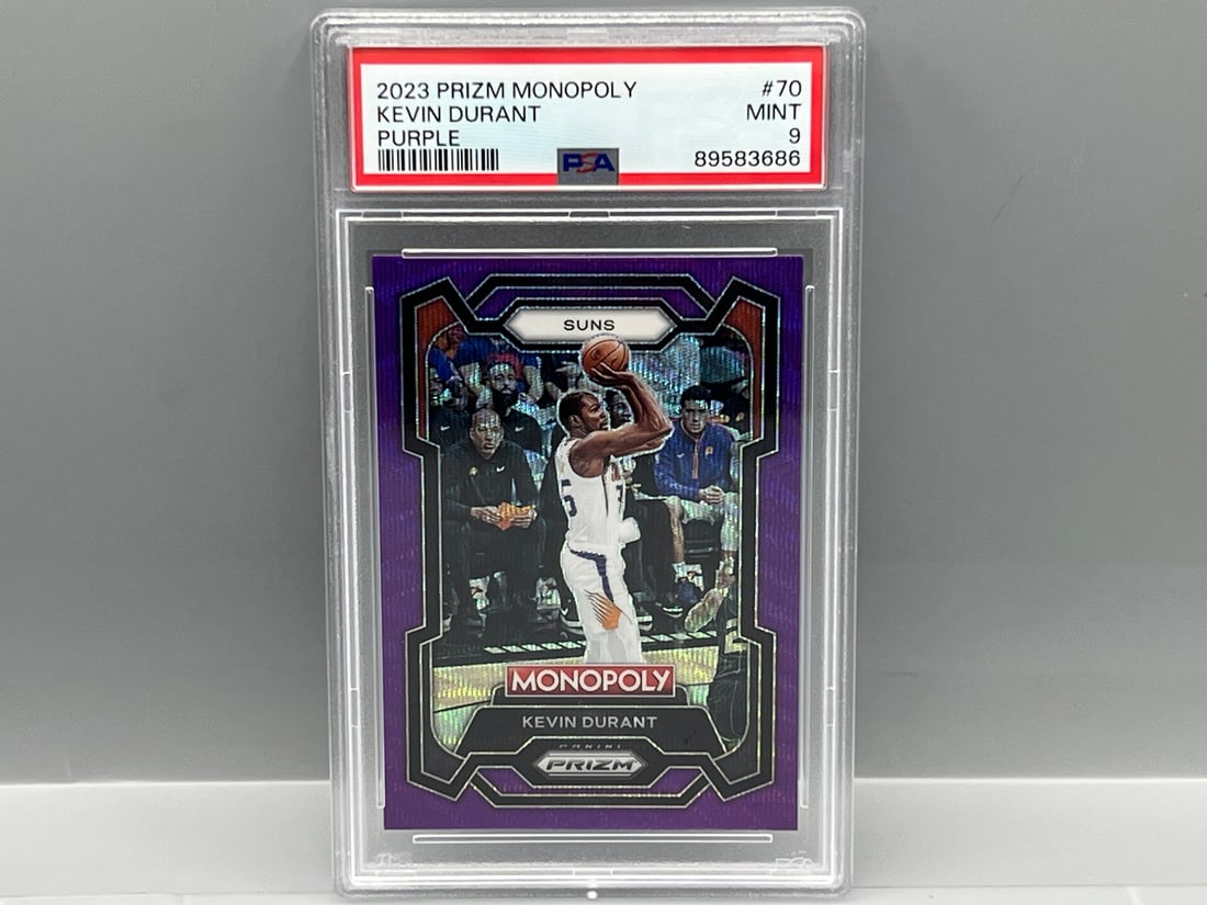 2023 Panini Prizm Monopoly Kevin Durant Purple #70 PSA Mint 9 (1 of 2)