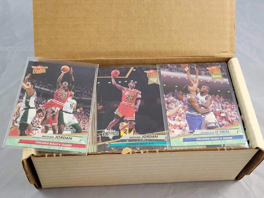 1992-93 Ultra Basketball Set: Includes Shaq Rookie, Michael Jordan. Michael Jordan Slam. Set Appears Complete. Not Verified