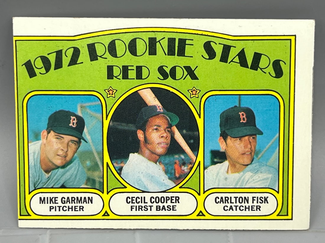 1972 Topps Carlton Fisk RC #79: 1972 Topps Carlton Fisk RC #79
