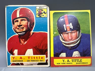 1956 & 1963 Topps Y.A. Tittle