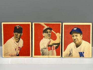 1949 Bowman Sheldon Jones #68, Vern Stephens RC #71, & Tom McBride RC #74