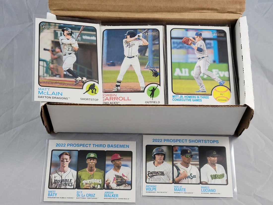 2022 Topps Heritage Minors Complete Base Set #1-200 (1 of 1)