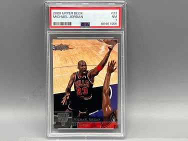 2009 Upper Deck Michael Jordan #23 PSA NM 7