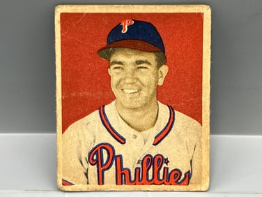 1949 Bowman Willie Jones RC #92