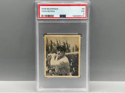 1948 Bowman Yogi Berra RC #6 PSA VG 3