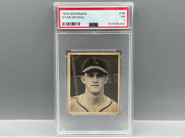 1948 Bowman Stan Musial RC #36 PSA PR 1