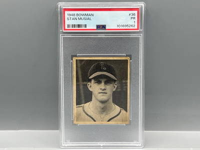 1948 Bowman Stan Musial RC #36 PSA PR 1