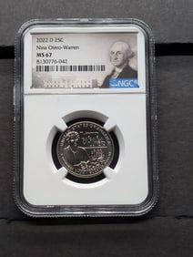 2022-D Nina Otero-Warren Quarter - NGC MS67