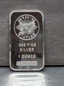 1 Oz. .999 FINE SILVER Sunshine Minting Designed Art Bar