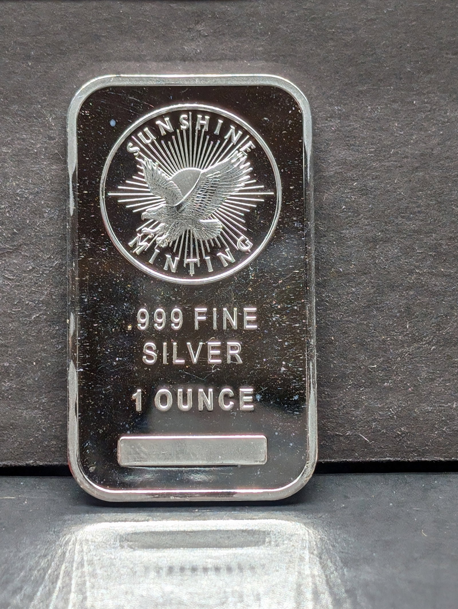 1 Oz. .999 FINE SILVER Sunshine Minting Designed Art Bar: 1 Oz. .999 FINE SILVER Sunshine Minting Designed Art Bar
