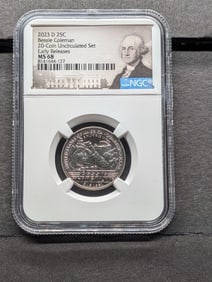 2023-D Bessie Coleman Quarter - NGC MS68 *Early Release*
