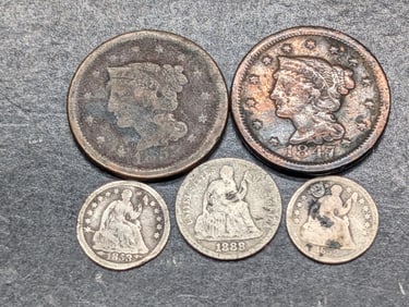 Grab Bag of Various Vintage U.S. Coins