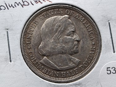 1892 Columbian Exposition Half XF45