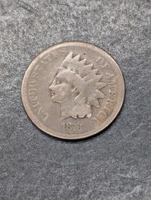 1873 Indian Head Cent **GOOD+**