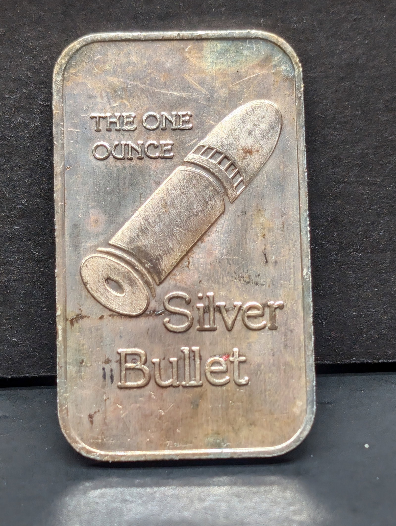 1 Oz. .999+ FINE SILVER Designed Art Bar: 1 Oz. .999+ FINE SILVER Designed Art Bar