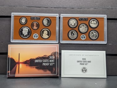2020-S United States Mint Proof Set in OGP Complete with the 2020-West Point Jefferson Nickel