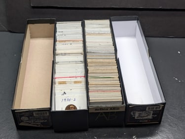 LARGE!! Collection of Various Dated Lincoln Cents in 2 Storage Boxes - Wheat, Memorial & Shield