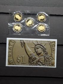 Presidential Dollar Collection in Gem Proof Condition