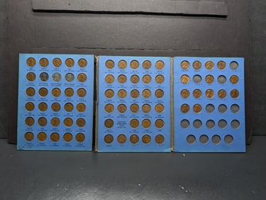 1941-1970 Collection of Lincoln Cents in Whitman Collector's Album