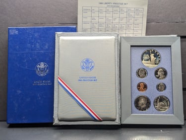 1986-S U.S. Prestige Set in OGP w/ COA - Statue of Liberty