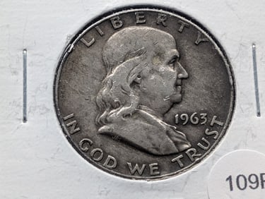 1963 D Franklin Half