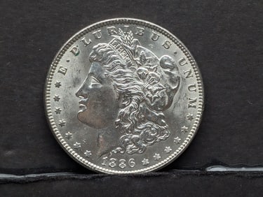 1886 Morgan Silver Dollar **GEM BU**