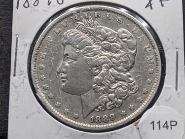 1889 O Morgan Silver Dollar XF
